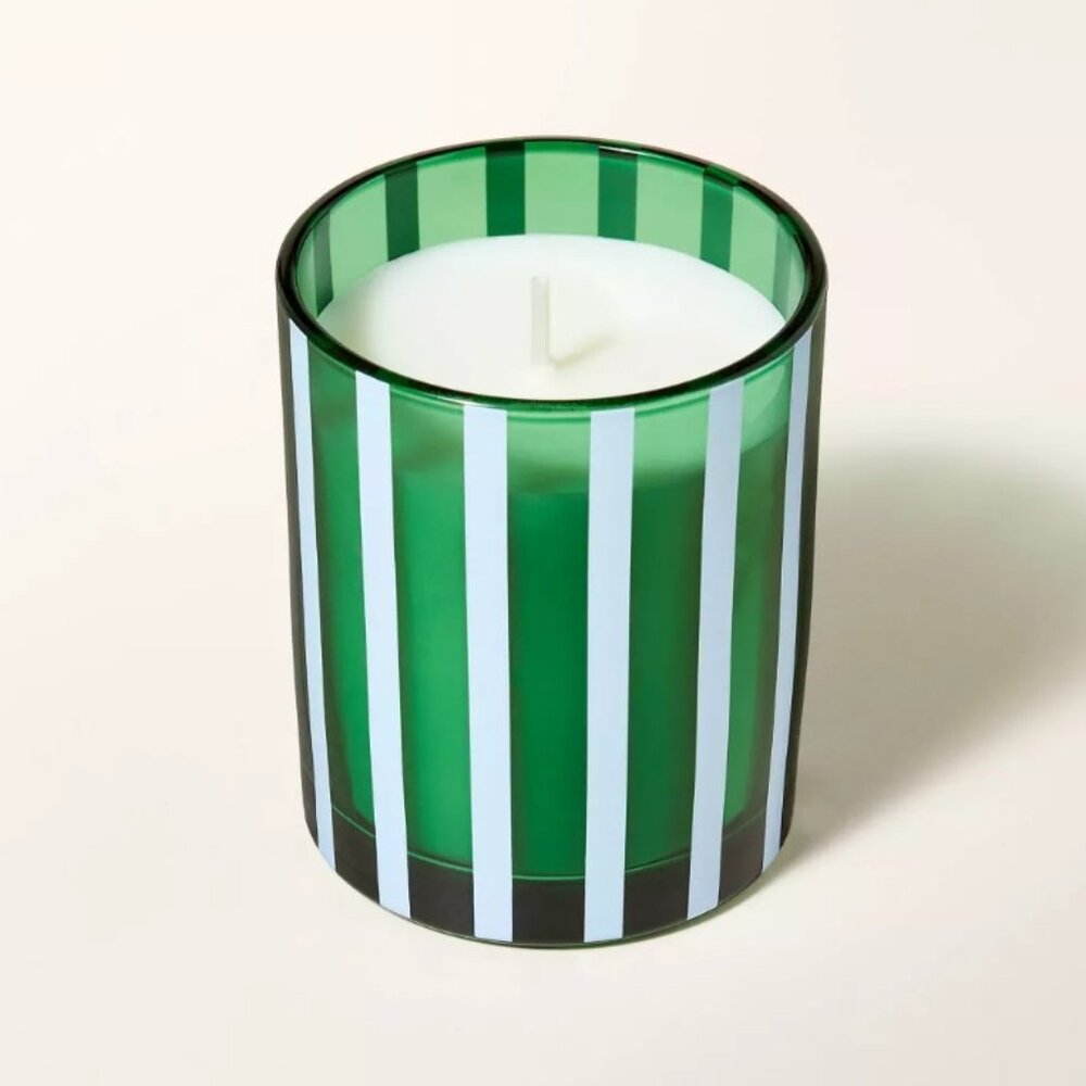 NWT Stripe "Walk in the Park" Glass Mini Candle - kate spade new york x Target